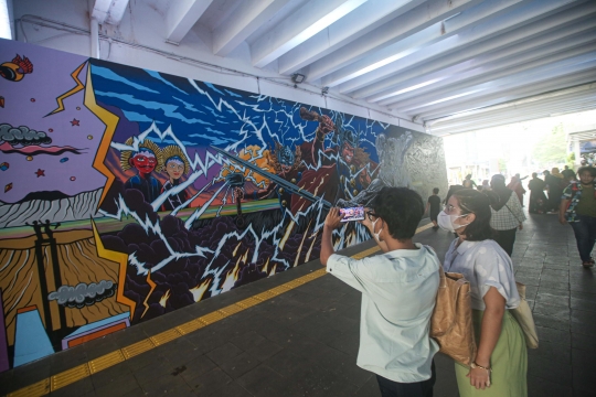 Pameran Mural Thor di Terowongan Kendal