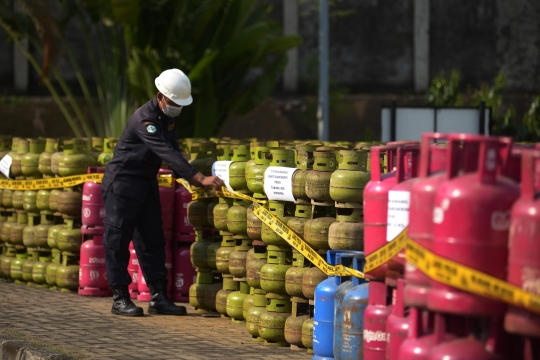 Bareskrim Amankan Tersangka Kasus Pengoplosan Gas LPG