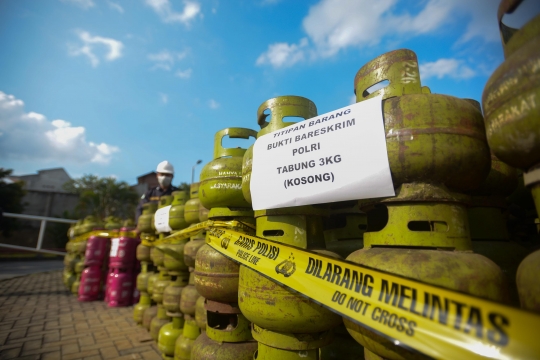 Bareskrim Amankan Tersangka Kasus Pengoplosan Gas LPG