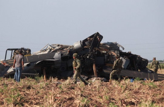 Helikopter Militer Black Hawk Jatuh Tewaskan 14 Orang di Meksiko