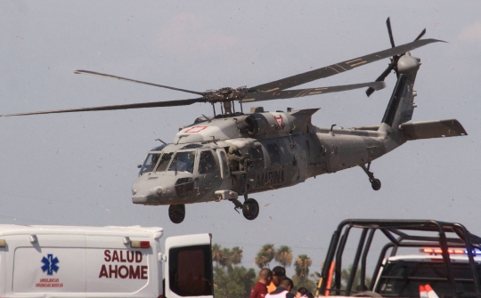 Helikopter Militer Black Hawk Jatuh Tewaskan 14 Orang di Meksiko