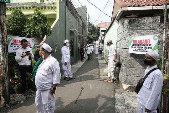 Suasana Petamburan III usai Habib Rizieq Syihab Bebas