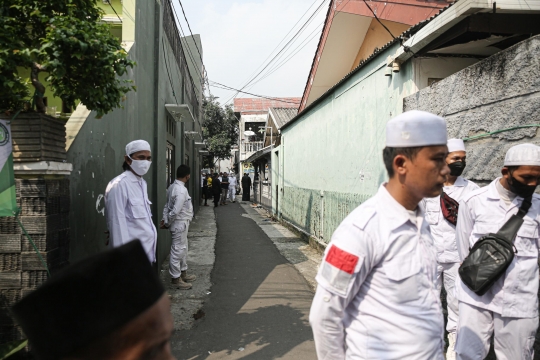 Suasana Petamburan III usai Habib Rizieq Syihab Bebas