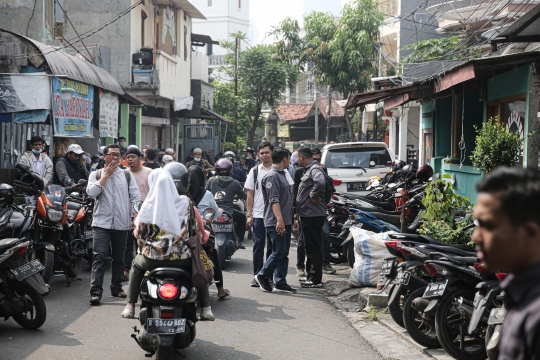 Suasana Petamburan III usai Habib Rizieq Syihab Bebas