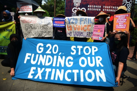 Aktivis Gelar Pawai Suarakan Krisis Iklim