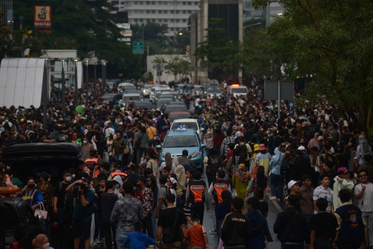 Heboh Citayam Fashion Week, Begini Ramainya Kawasan Dukuh Atas di Akhir Pekan