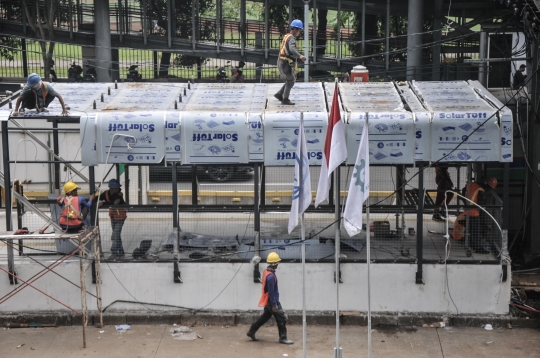 Revitalisasi Halte Transjakarta Ditargetkan Rampung Desember 2022