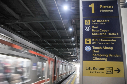 Stasiun BNI City Disiapkan untuk Layani Penumpang KRL