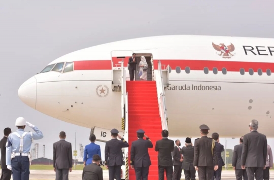 Potret Setkab dengan 'Tim Hore' Lepas Jokowi ke Jepang, Ada Kapolri Hingga Kasal