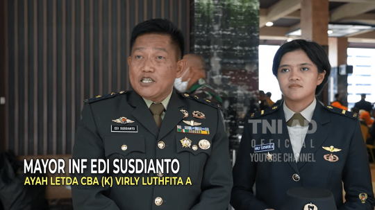 Sosok Perwira Wanita TNI AD Letda Virly Luthfita, Ternyata Ayahnya Mayor Infanteri