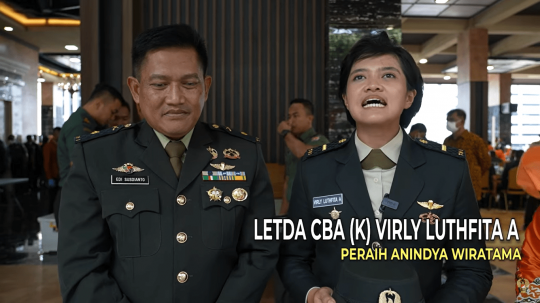 Sosok Perwira Wanita TNI AD Letda Virly Luthfita, Ternyata Ayahnya Mayor Infanteri