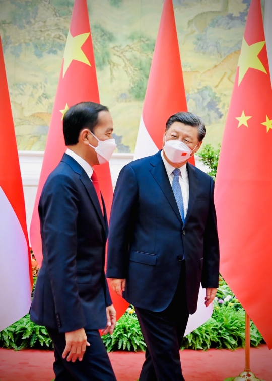 Kemesraan Jokowi Bertemu Presiden China Xi Jinping di Beijing