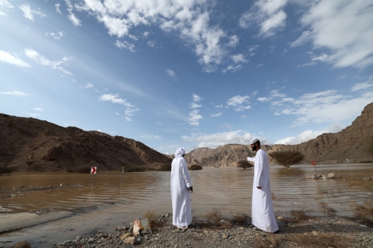 Kehebohan Orang Arab Saat Melihat Banjir di Depan Mata