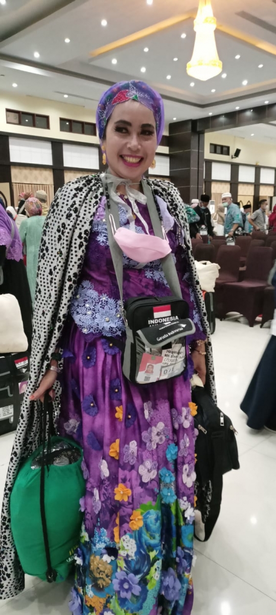 Foto-Foto Jemaah Haji di Sulsel Berdandan Gemerlap