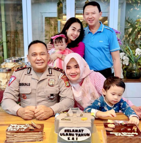 Momen Ahok Rayakan Ulang Tahun Ayah Mertua, Sosoknya Curi Perhatian