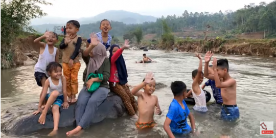Potret Bekas Banjir Bandang di Cikaengan Banjarwangi Garut, Kini jadi Tempat Wisata