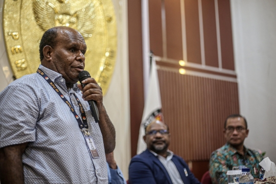 Suasana Audiensi Majelis Rakyat Papua dengan KPU