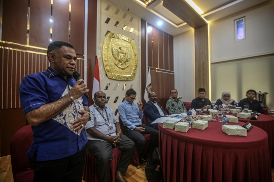 Suasana Audiensi Majelis Rakyat Papua dengan KPU