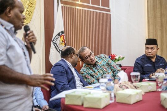 Suasana Audiensi Majelis Rakyat Papua dengan KPU