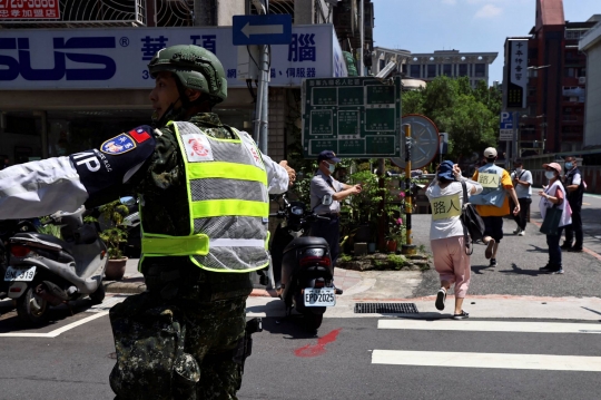 Taiwan Gelar Simulasi Perlindungan Jika Perang dengan China Terjadi