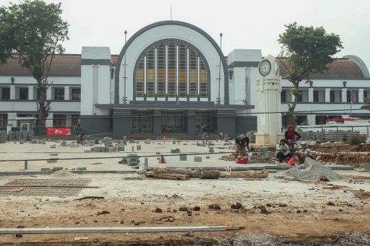 Revitalisasi Jalur Pedestrian di Kota Tua Jakarta Capai 98 Persen