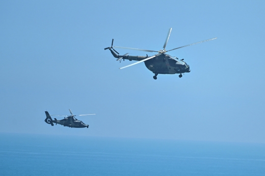 Helikopter China Patroli Dekat Taiwan Jelang Latihan Militer Besar-besaran
