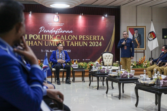 AHY Daftar Partai Demokrat Jadi Peserta Pemilu 2024