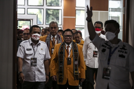 Partai Hanura Daftar Pemilu 2024 ke KPU