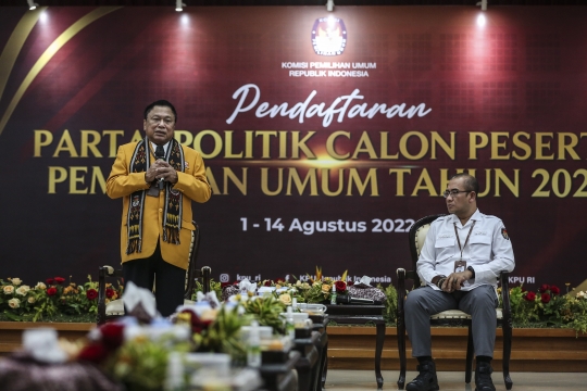 Partai Hanura Daftar Pemilu 2024 ke KPU