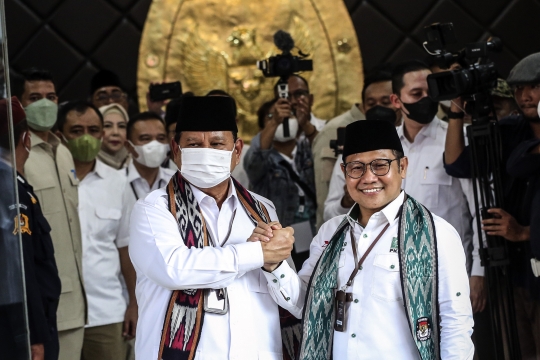 Potret Mesra Prabowo dan Cak Imin Menatap Pemilu 2024