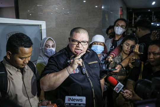 Ekspresi Razman Nasution usai Diperiksa Polisi Terkait Pencemaran Nama Hotman Paris