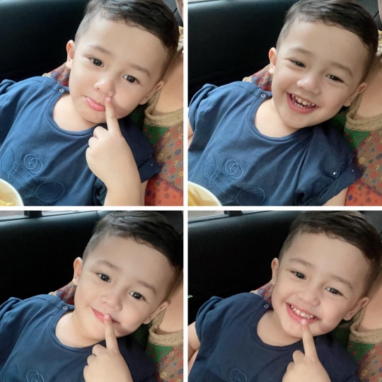 10 Potret Ganteng Saka Anak Ussy & Andhika dengan Rambut Baru, Netizen 'Handsome Boy'
