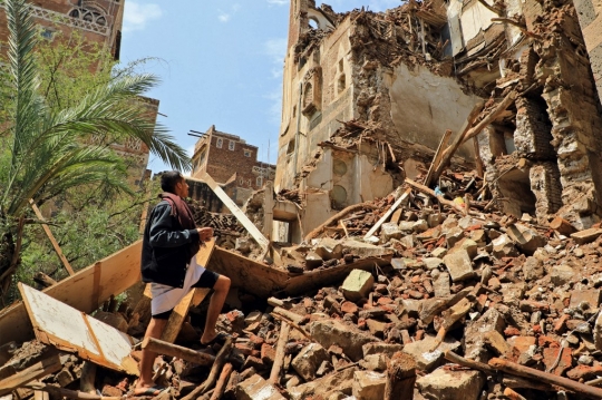 Hujan Lebat Runtuhkan Bangunan Warisan Dunia UNESCO di Yaman