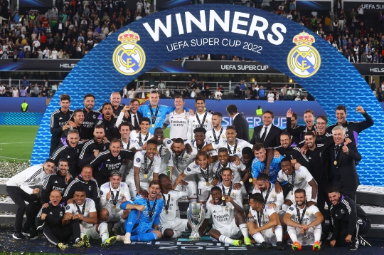 Euforia Real Madrid Juara Piala Super Eropa 2022