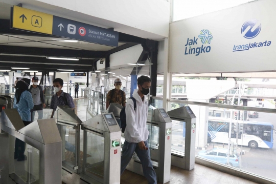 Tarif Integrasi Transjakarta, MRT dan LRT Naik Rp10.000