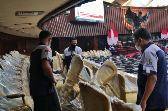 Melihat Persiapan Menjelang Pidato Presiden di Gedung Nusantara