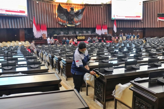 Melihat Persiapan Menjelang Pidato Presiden di Gedung Nusantara