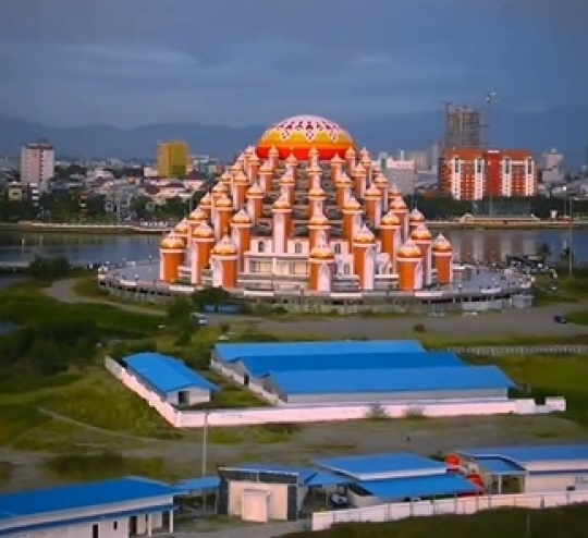 Potret Kemegahan Masjid 99 Kubah di Makassar, Rancangan Ridwan Kamil