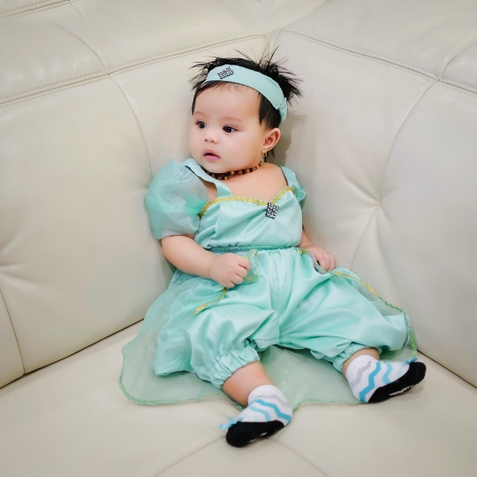 Penampilan Ameena Anak Atta dan Aurel jadi Princess Jasmine, Netizen 'Gemes Banget'
