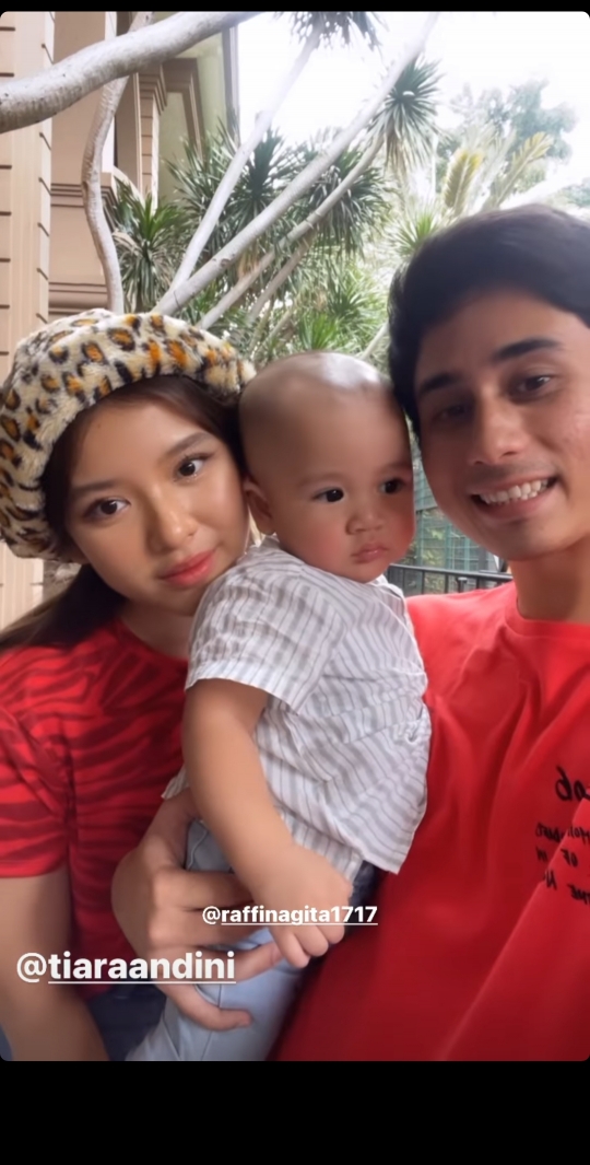 Intip Momen Alshad Ahmad dan Tiara Andini Bareng Rayyanza, Ekspresinya Bikin Gemas