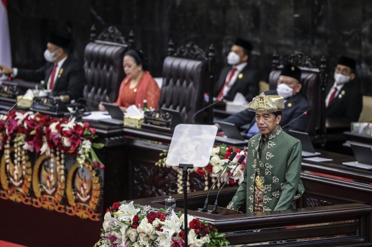 Pidato Kenegaraan, Jokowi Banggakan Prestasi dan Kekuatan Indonesia