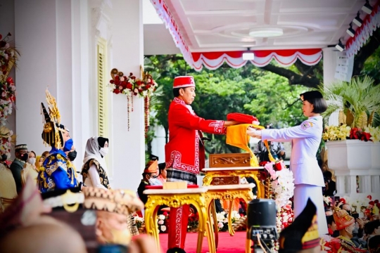 I Dewa Ayu, Sosok Cantik Pembawa Baki Bendera Pusaka di Istana Merdeka