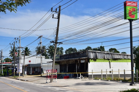 Sisa-Sisa Serangan Bom dan Pembakaran 17 Lokasi di Thailand