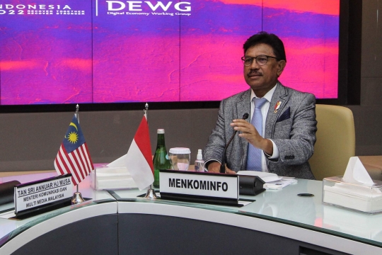Suasana Pertemuan Bilateral Menkominfo Indonesia dan Malaysia