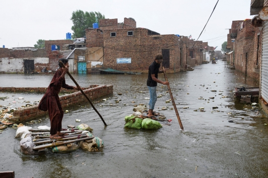 Banjir Besar Lumpuhkan Pakistan