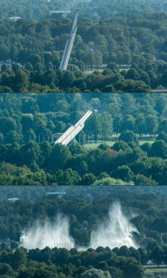 Latvia Bongkar Monumen Perjuangan Soviet di Riga