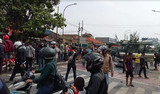 After Before Potret SD di Sultan Agung Bekasi Ditabrak Tronton, 10 Meninggal