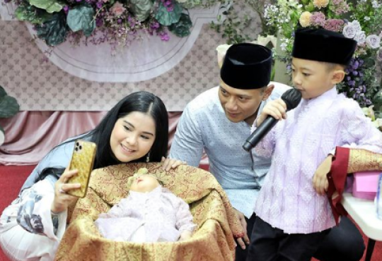 Momen Aqiqah Anak ke-4 Ibas Yudhoyono, Terungkap Panggilan AHY & Annisa Pohan