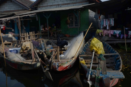Nestapa Nelayan Desa Tarumanegara di Tengah Cuaca Buruk
