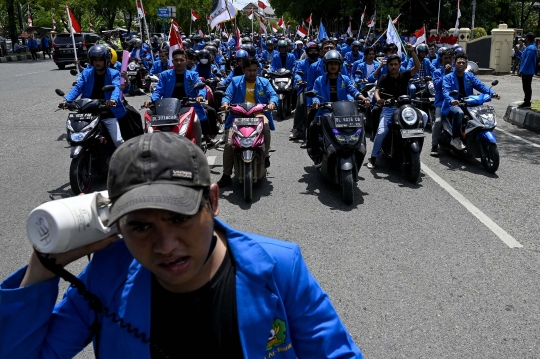 Aksi Mahasiswa Aceh Protes Kenaikan Harga BBM